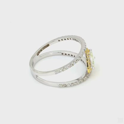 Trillion Cut Diamond Solitaire Ring