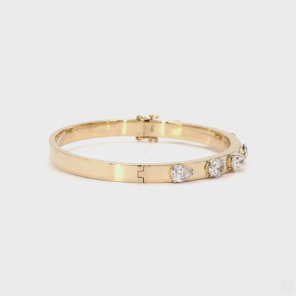 Fancy Natural Diamond Bangle Bracelet