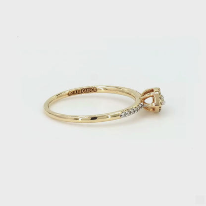 Marquise Natural Diamond Proposal Ring