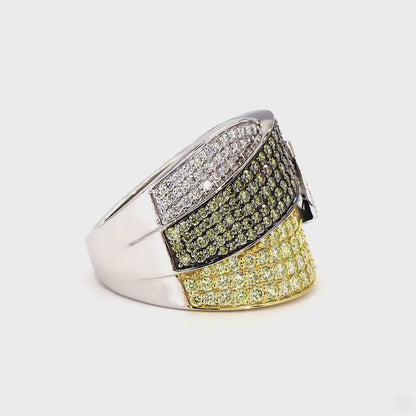 Fancy Color Diamond Band Ring