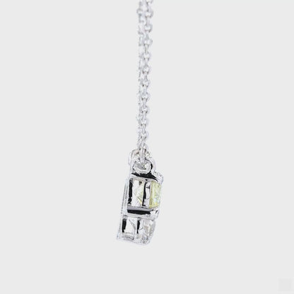 Two Stone Diamond Necklace