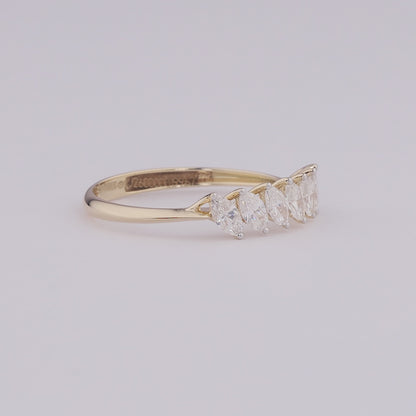 Marquise Diamond Half Eternity Ring