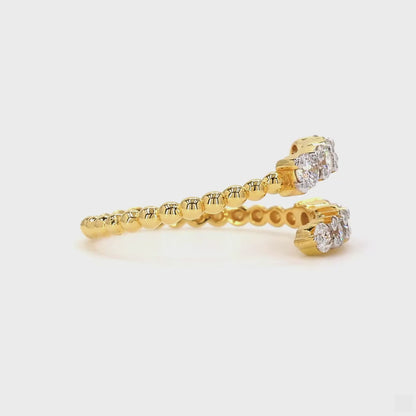Open Cuff Diamond Ring