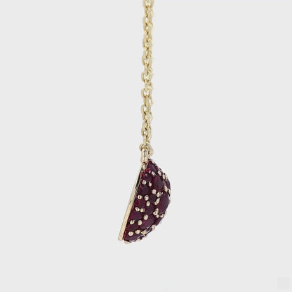 Fruit Natural Diamond Pendant Necklace
