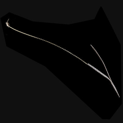Natural Diamond Y Necklace