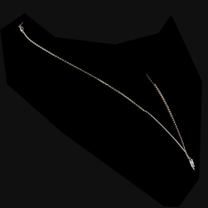 Pear Shape Diamond Drop Necklace