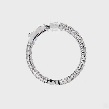 Inside Out Diamond Hoop Earrings